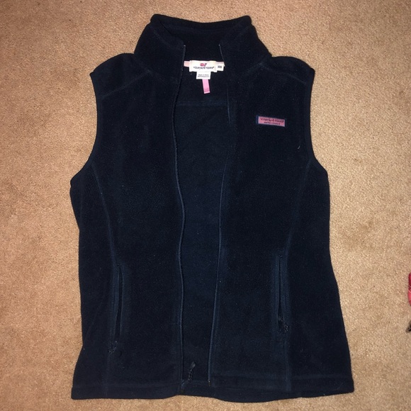 Navy Blue Vineyard Vines Vest - Picture 1 of 2